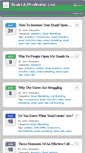 Mobile Screenshot of buildaprofitablelist.com